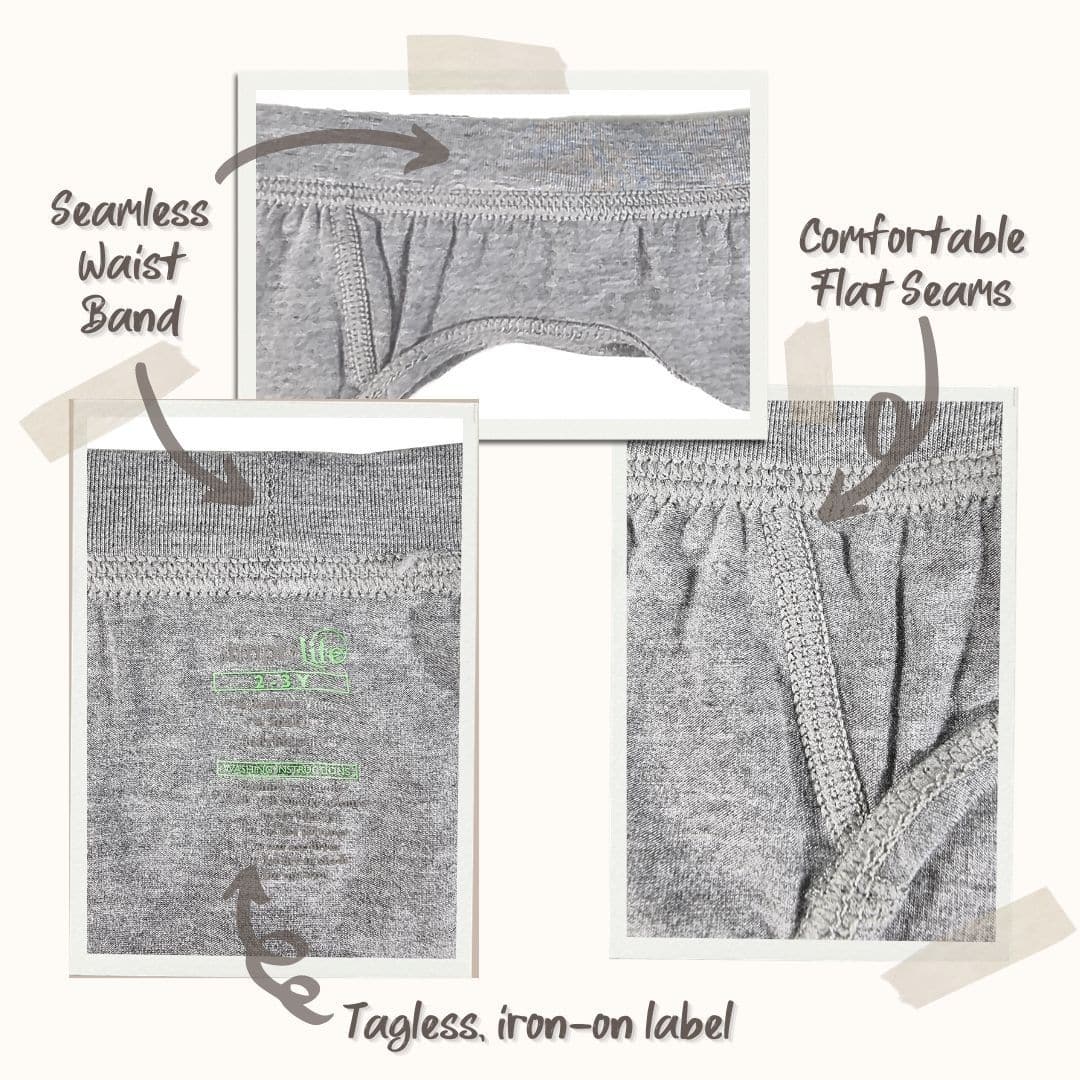 Boys Briefs (Embossed Band) (Pack of 5) - A