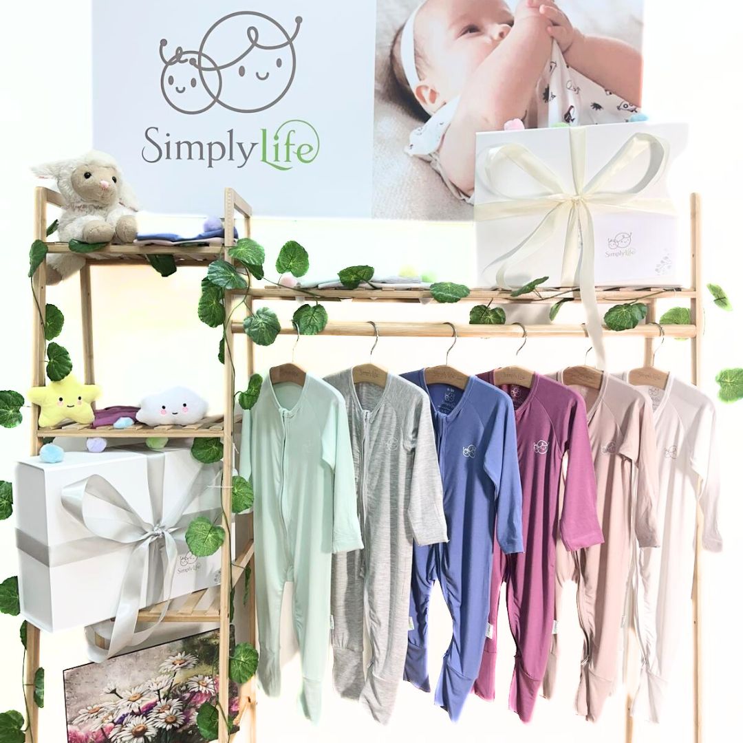 Baby Long-sleeved Zipper Sleepsuit (Taupe) - TENCEL™ Modal