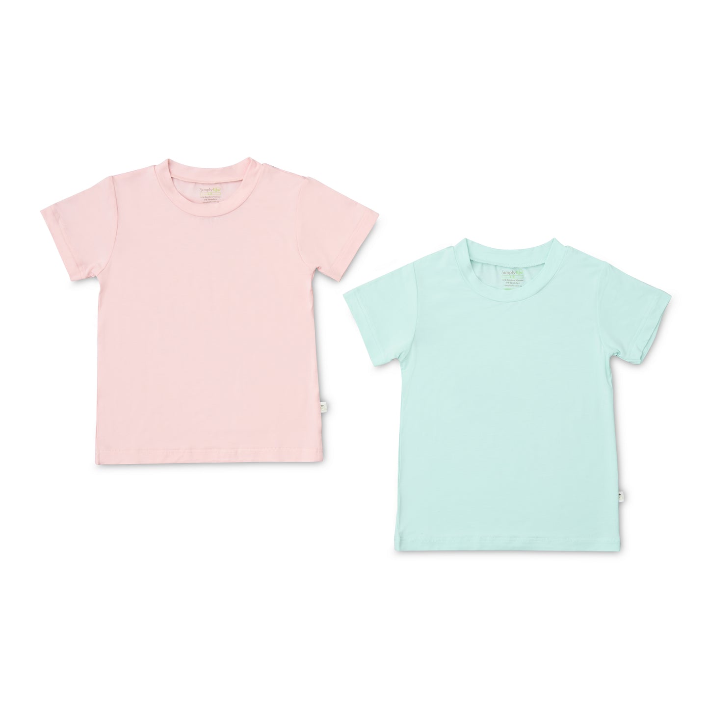 Basic Tee - Pink / Green (pack of 2)