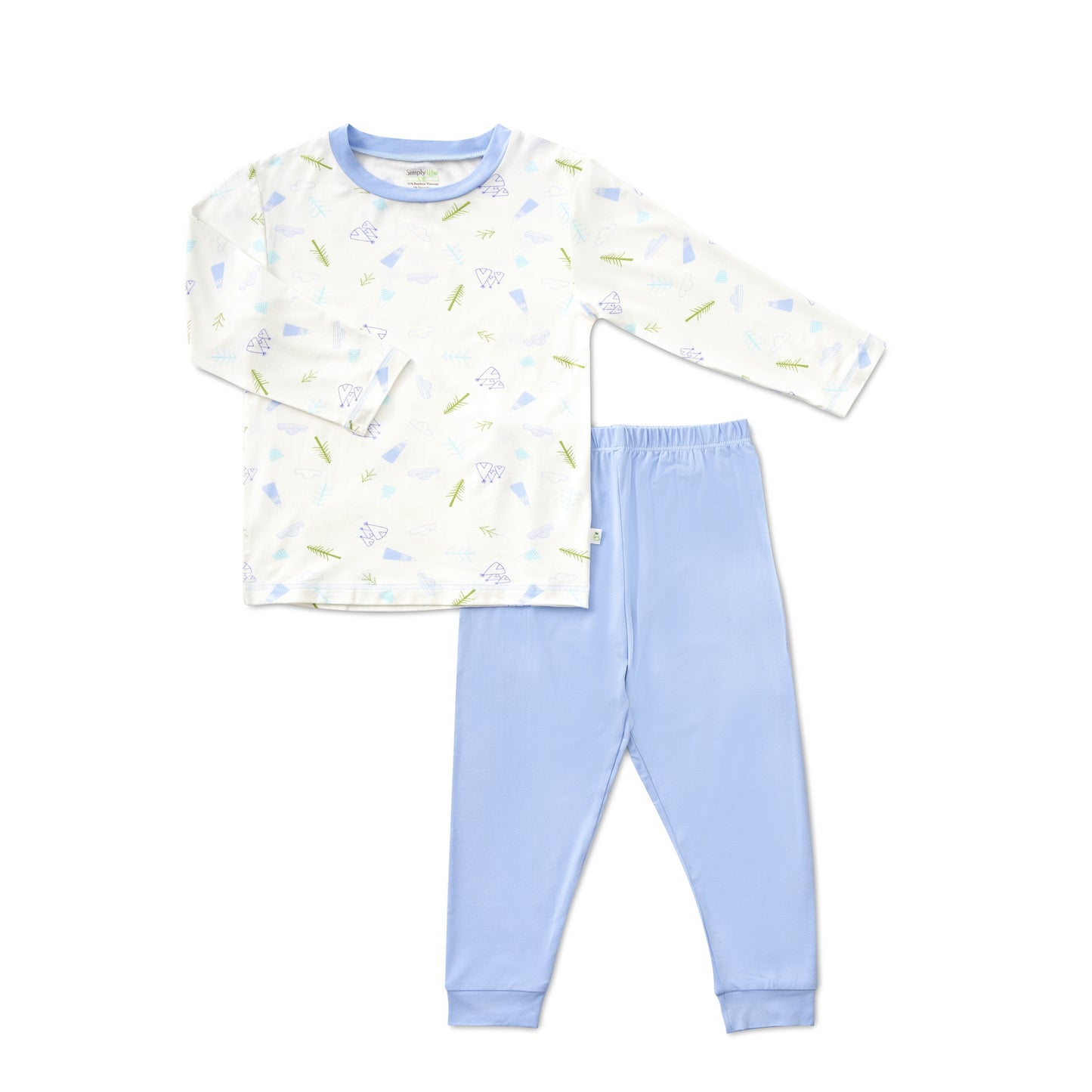 Mountains - Long Sleeve Bamboo Pyjamas Set