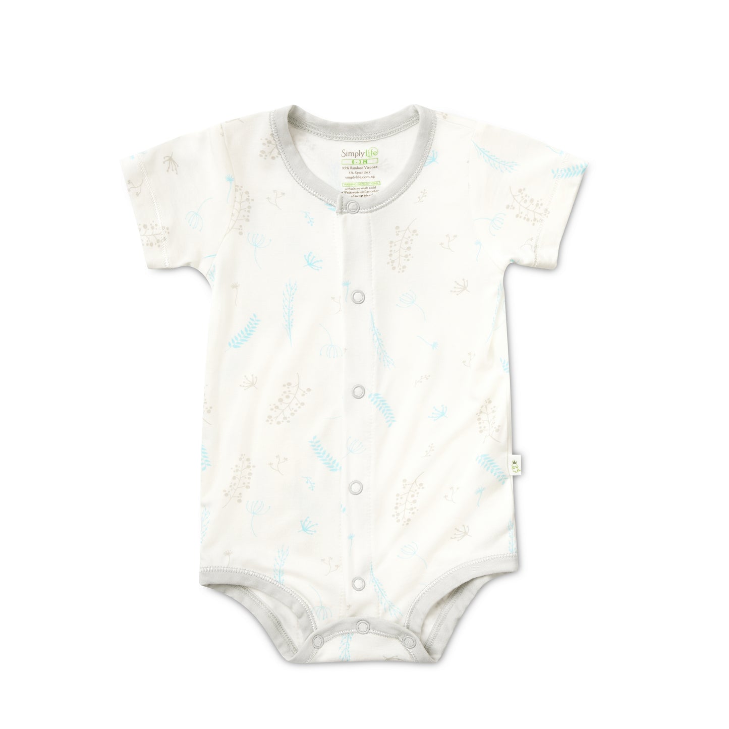 Breeze - Short-sleeved Creeper with Front Buttons