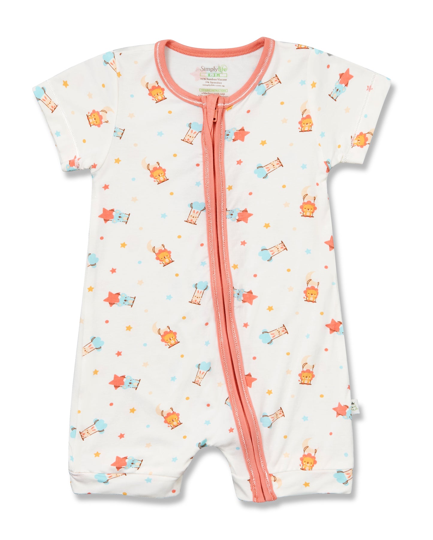 Swings - Baby Bamboo Shortall (Zipper)