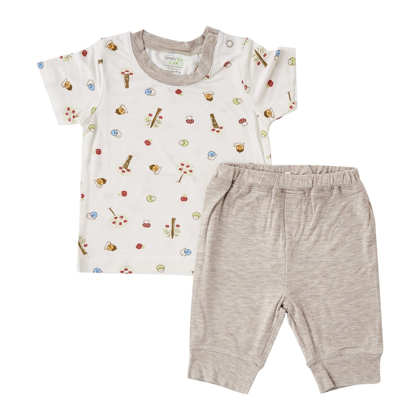 Apples - Tee & Sweat Pant Set - Simply Life