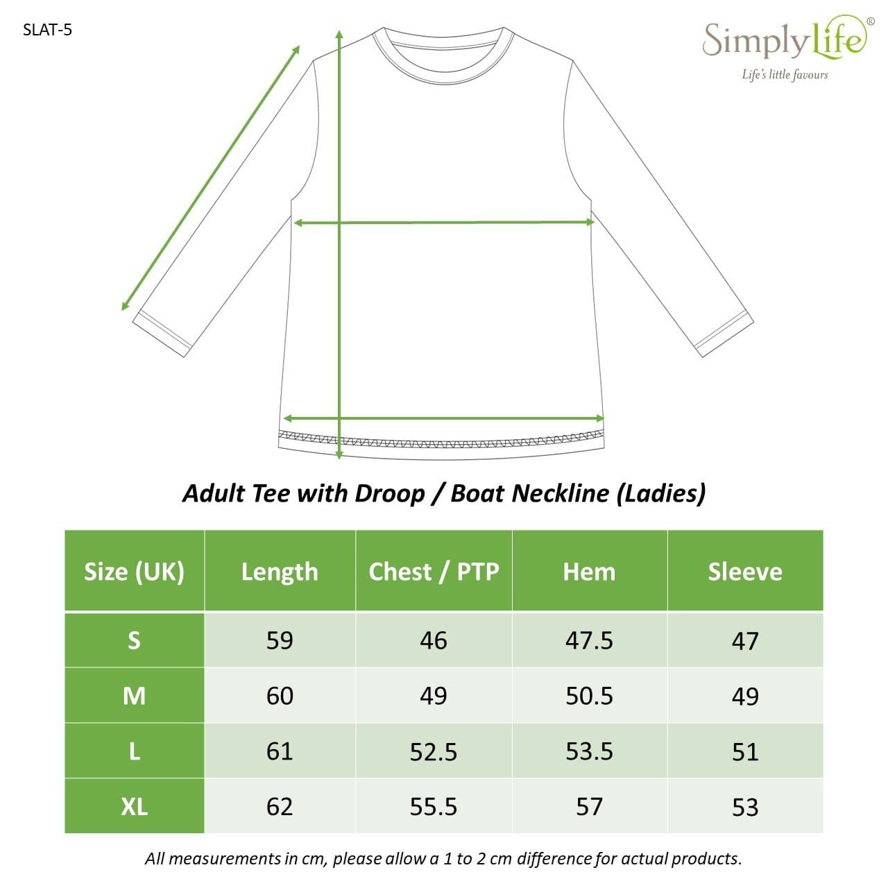 Ladies' Long-sleeved Round Neck Bamboo Tee - Black