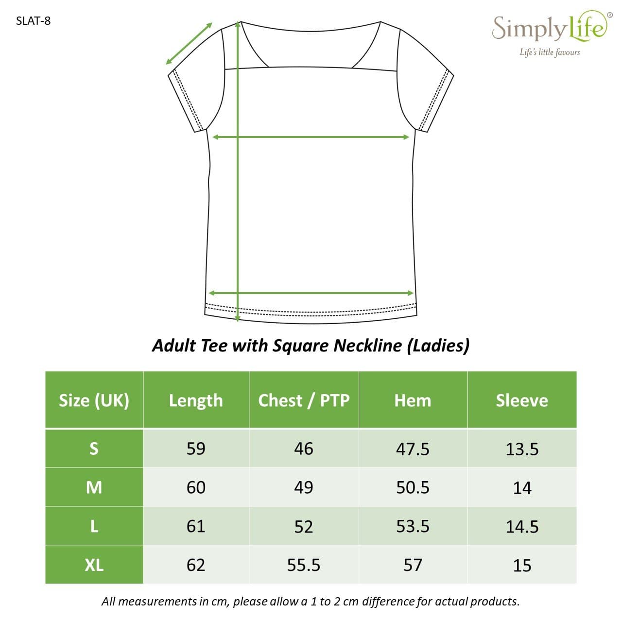 Ladies' Square Neckline Bamboo Tee - Mint
