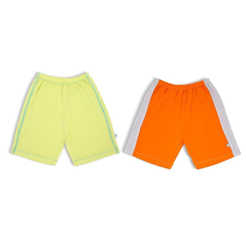 Lime & Orange/Grey - Bermuda (2-Pack Set) by simplylifebaby