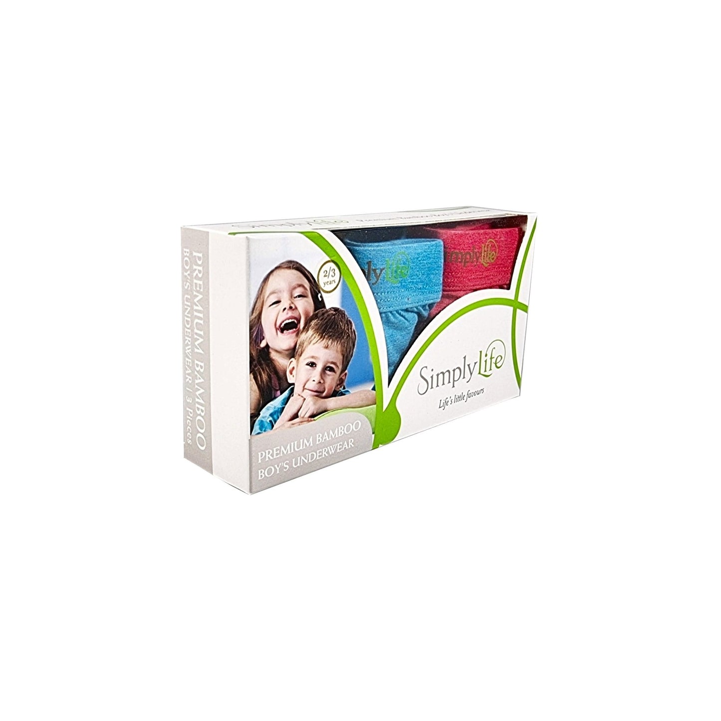 Boys Premium Briefs (Pack of 3) - Plain