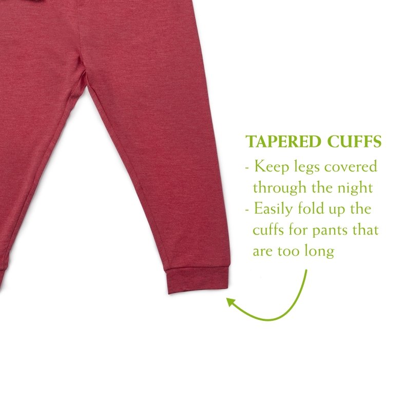 Scandinavian Leaves - Short Sleeve Bamboo Pyjamas Set - Simply Life