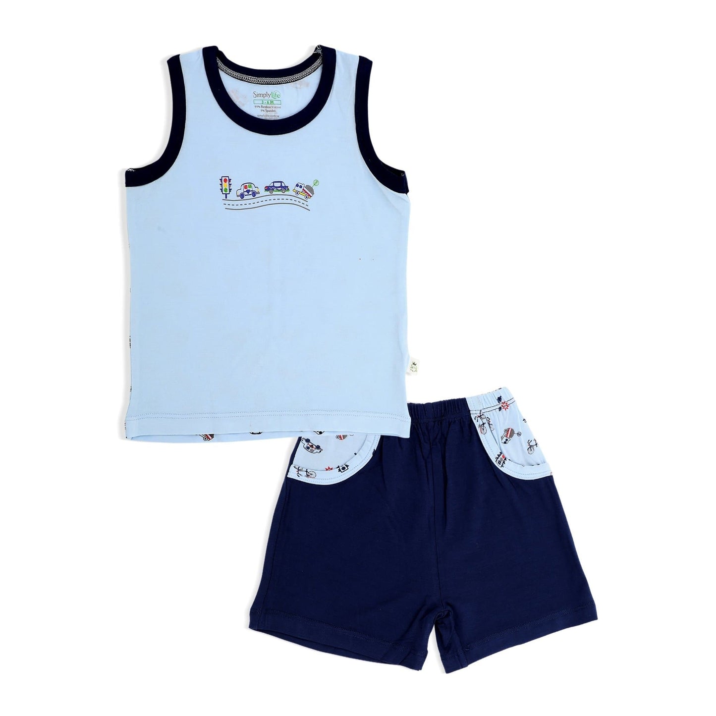 Traffic - Shorts & Singlet Set - Simply Life