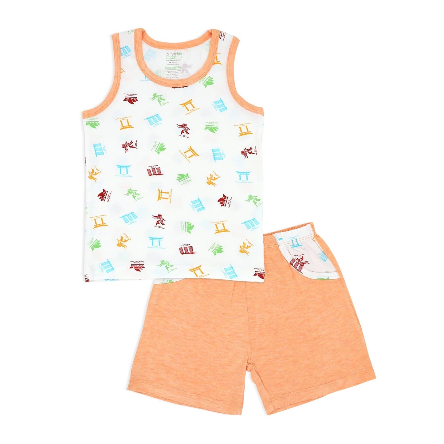 Travel - Shorts & Singlet Set - Simply Life