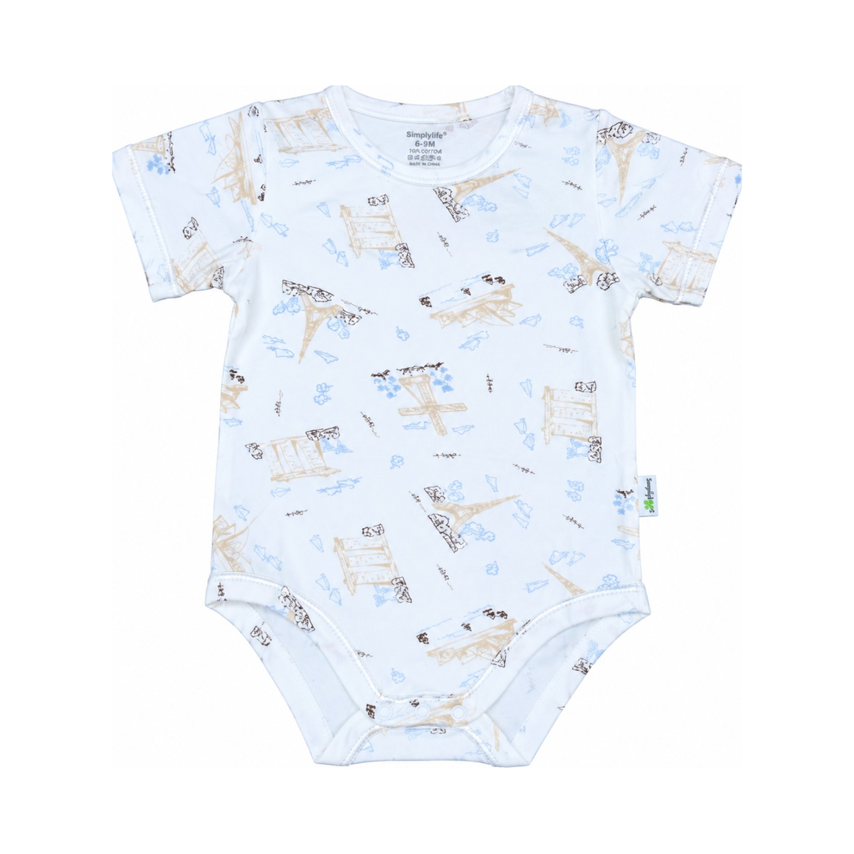 Romper (Shoulder Button) — Cities