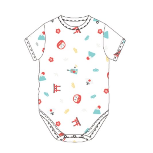 Japan - Baby Romper with shoulder button