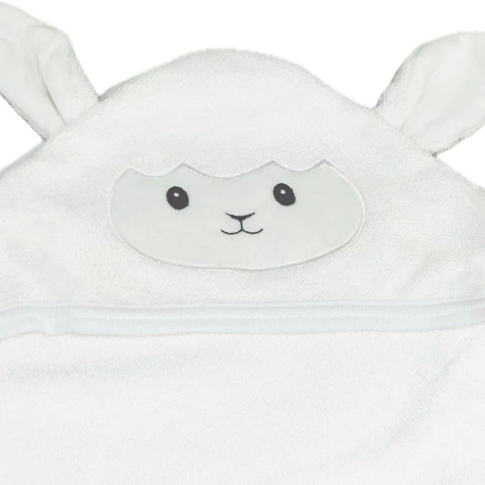 Hooded Bamboo Towel - Baby (Lamb)