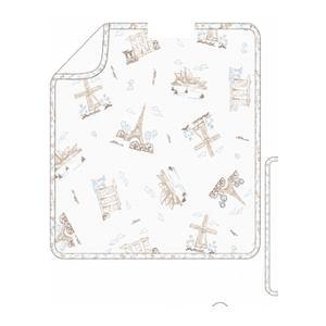 Baby Bedding Blanket (Double Layer, 120 × 120 cm) — Cities