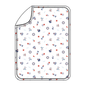 Baby Bedding Blanket (75 x 100 cm) - Single Layer - Anchor Adventures