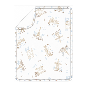 Baby Bedding Blanket (75 x 100 cm) - Single Layer - Cities