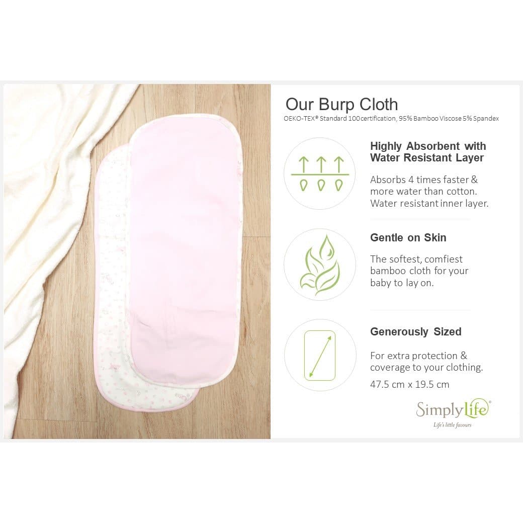 Mountains - Baby Bamboo Burp Cloths (Pack of 2)