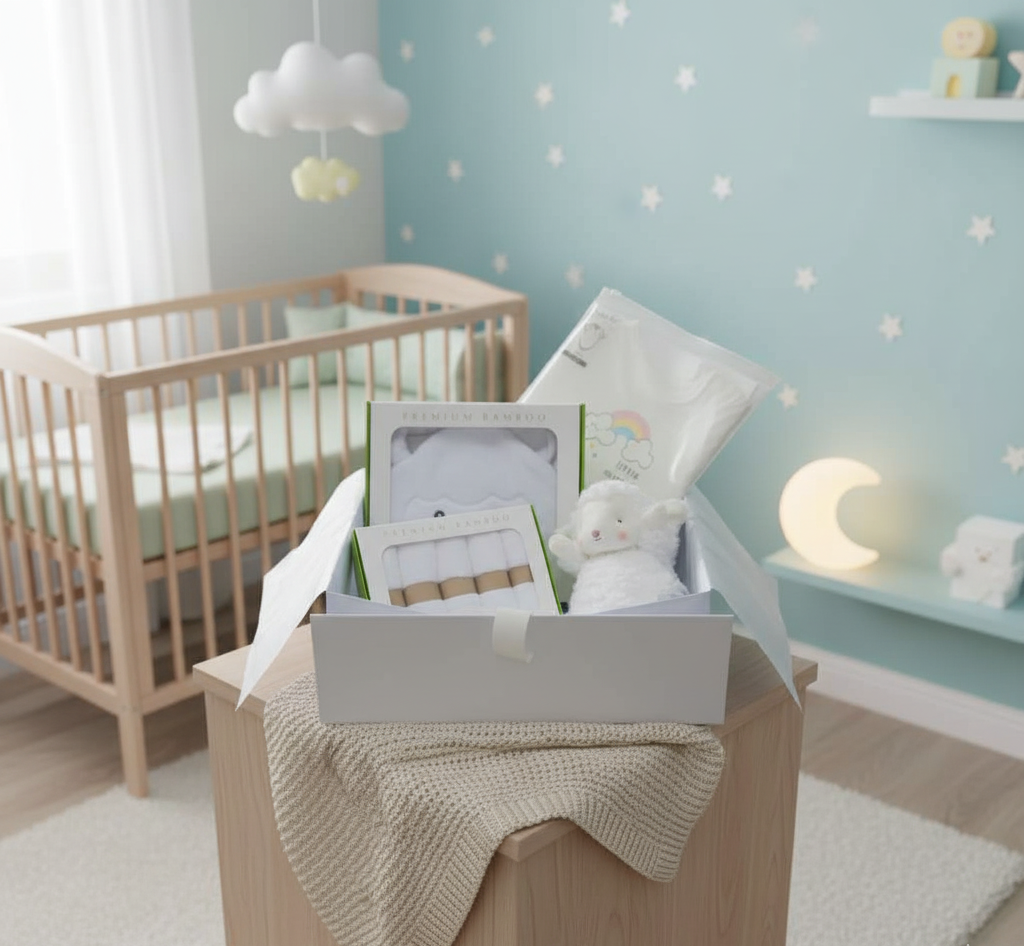 Little Lamb - Newborn Baby Giftset (4 Piece)