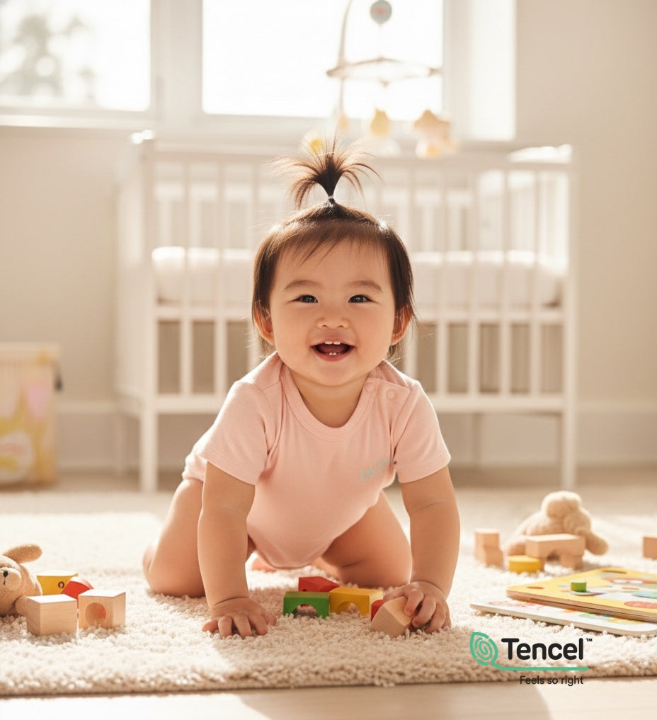 Baby Romper (Oat) - TENCEL™ Modal
