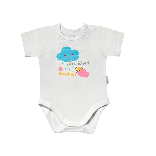 Baby Romper (Printed - Drenched Blessings) - TENCEL™ Modal