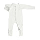 Sleepsuit (Long Sleeve, Zipper, TENCEL™ Modal) — White