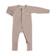 Sleepsuit (Long Sleeve, Zipper, TENCEL™ Modal) — Taupe