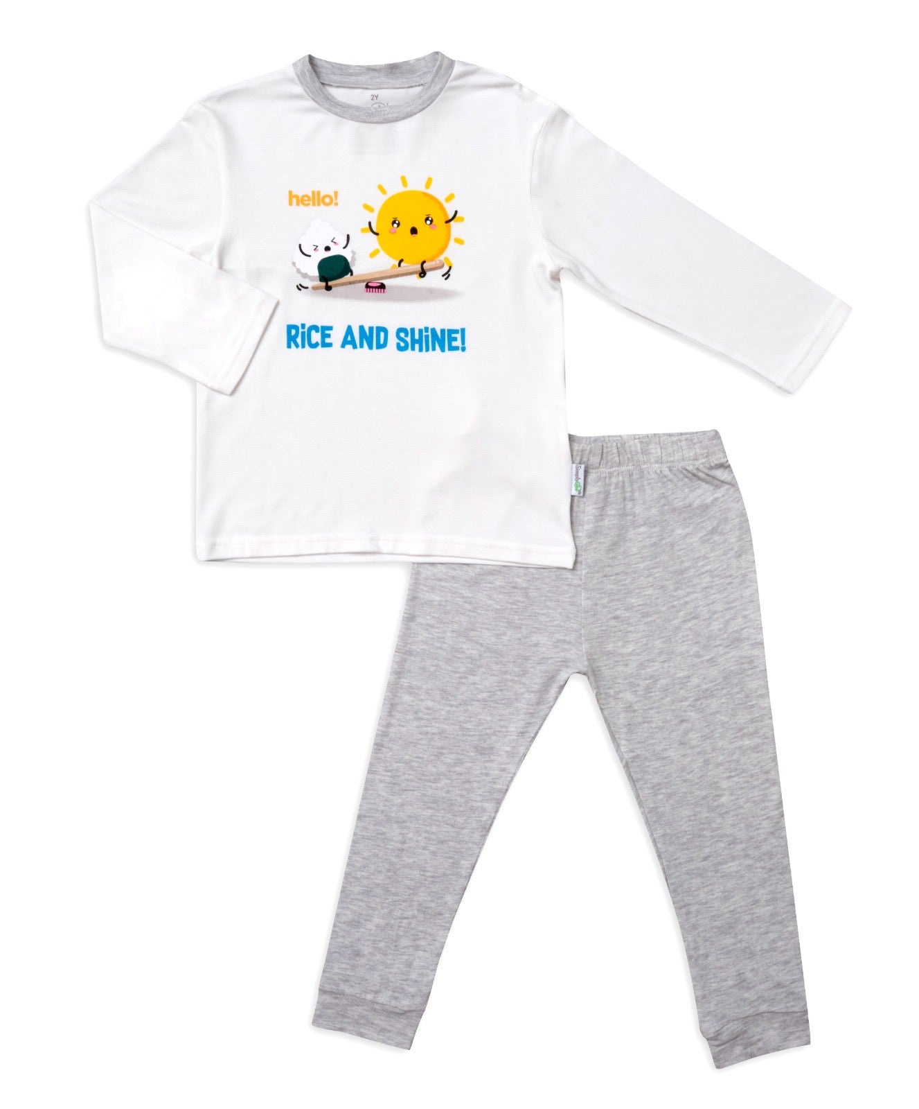 Kids Long-sleeve TENCEL™ Modal Pyjamas Set (Printed Tops)