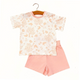 Shorts & Tee Set — Vintage Forest Pink