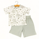 Shorts & Tee Set — Vintage Forest Silver