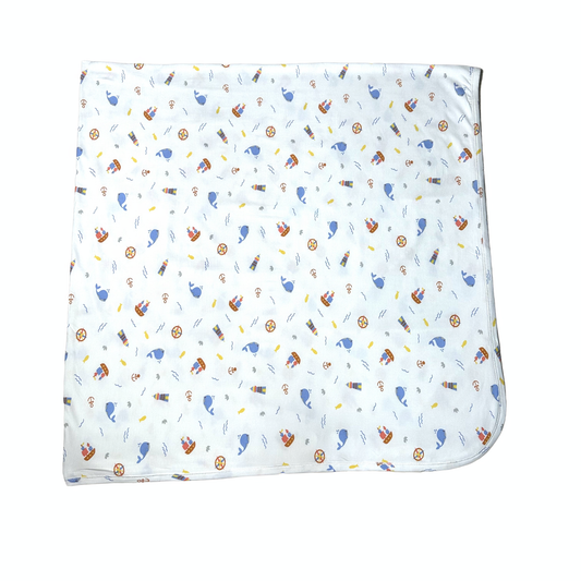Nautical - Baby Bedding Blanket (120 x 120 cm)