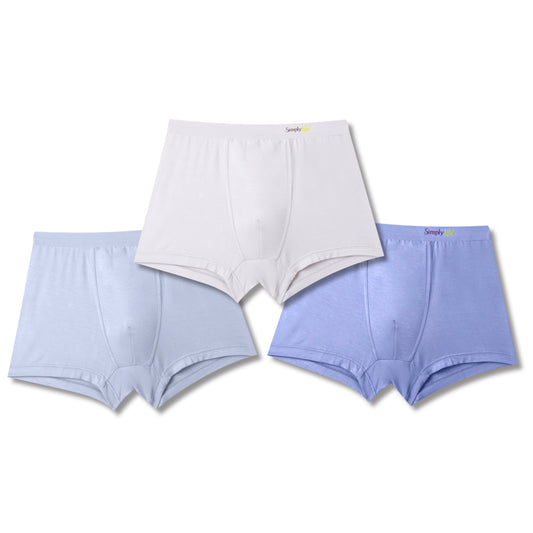 Boys Boxer Briefs (Pack of 3) - Coloured Jacquard Band