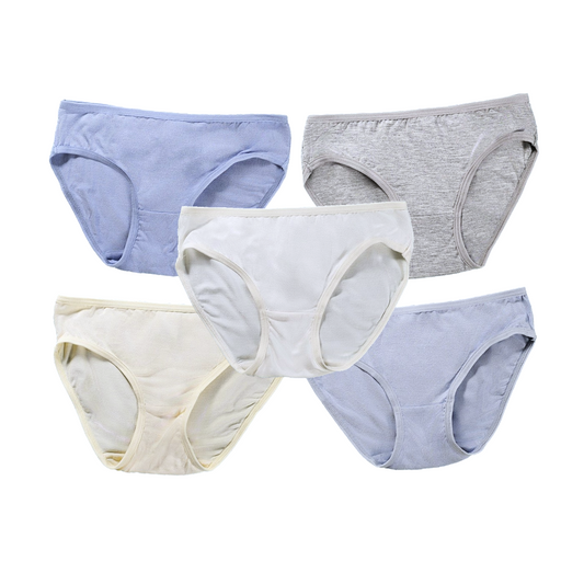 Girls Briefs (Thin Band) (Pack of 5) - D