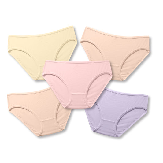 Girls Briefs (Thin Band) (Pack of 5)
