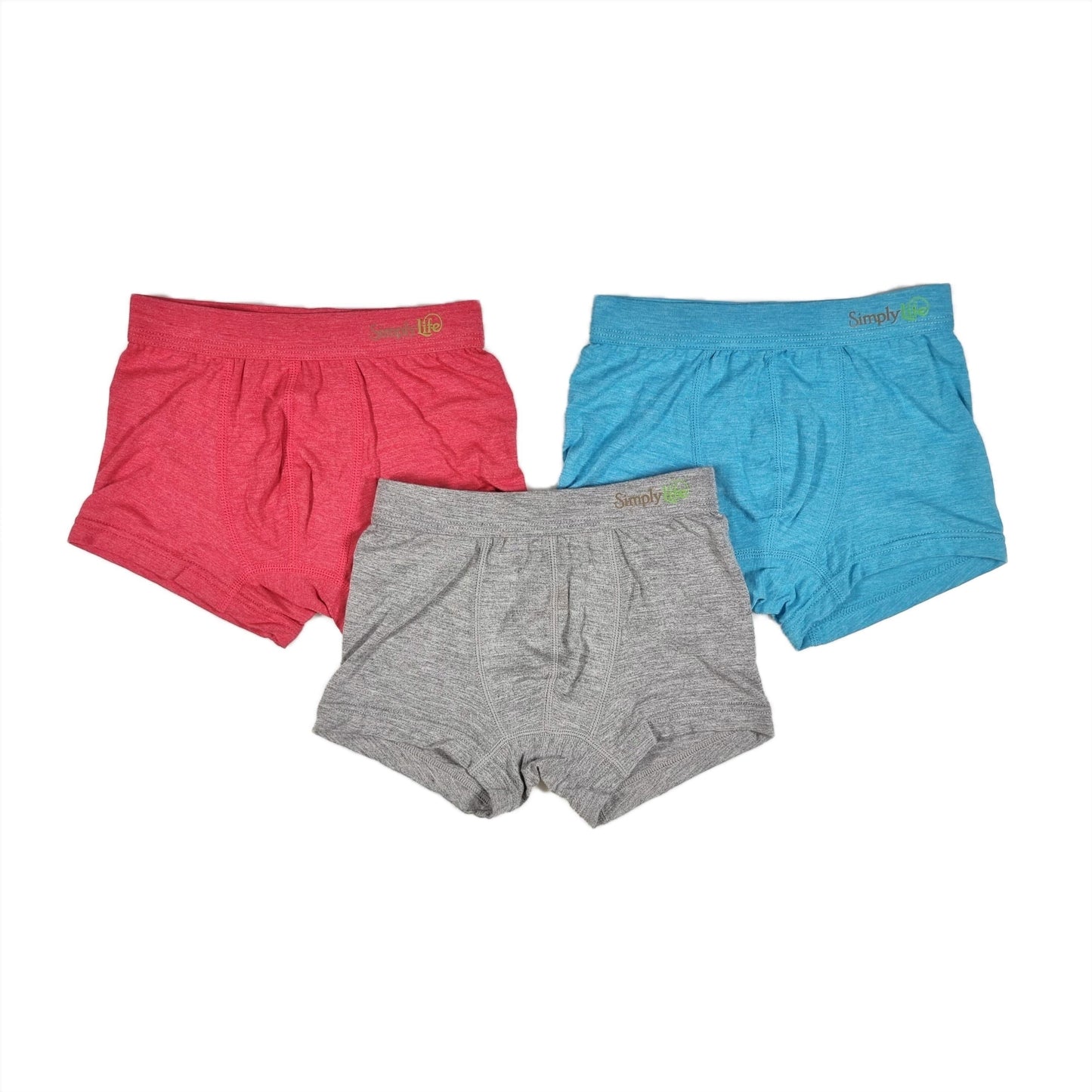 Boys Premium Boxer Briefs (Pack of 3) - Plain