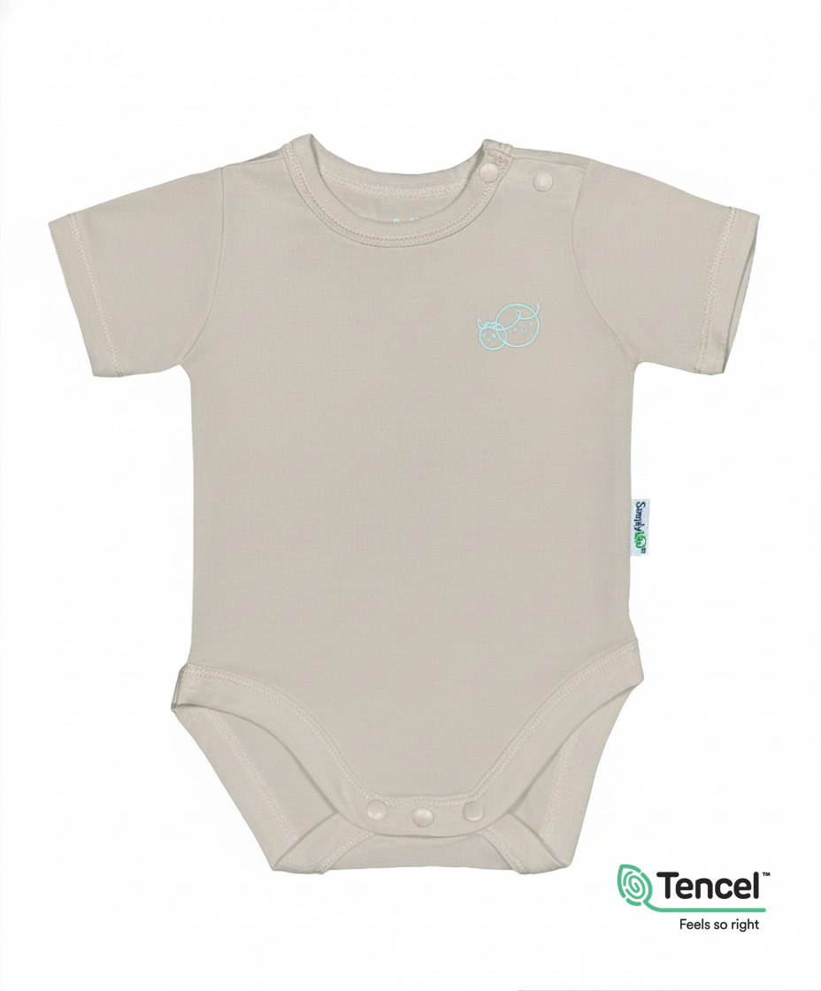 Baby Romper (Oat) - TENCEL™ Modal