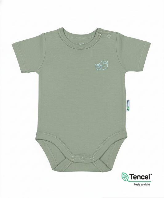 Baby Romper (Sage) - TENCEL™ Modal
