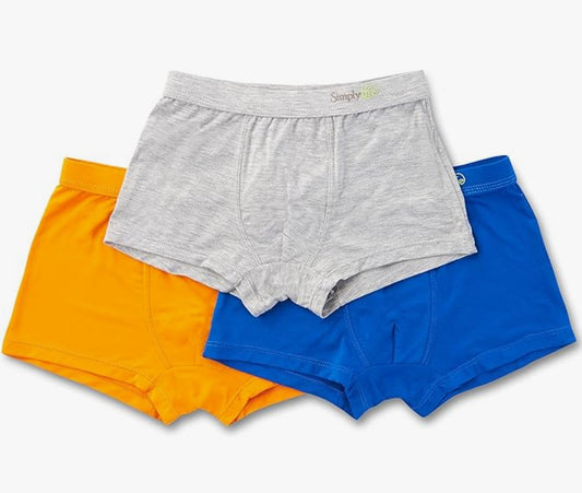 Boys Boxer Briefs (Embossed Band - Pack of 3)