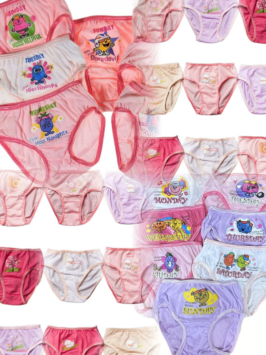 SURPRISE Pack - Girls COTTON Briefs (Pack of 7)