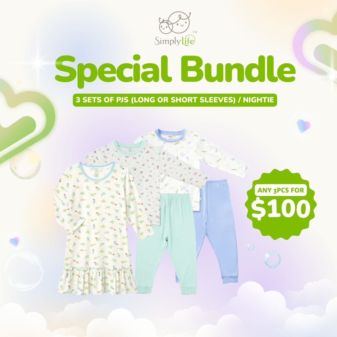 1010 - Kids PJs / Nighties - 3 for S$100