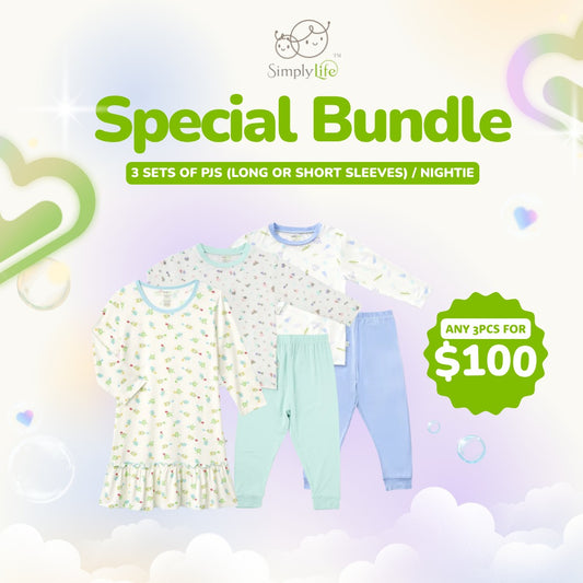 1010 - Kids PJs / Nighties - 3 for S$100