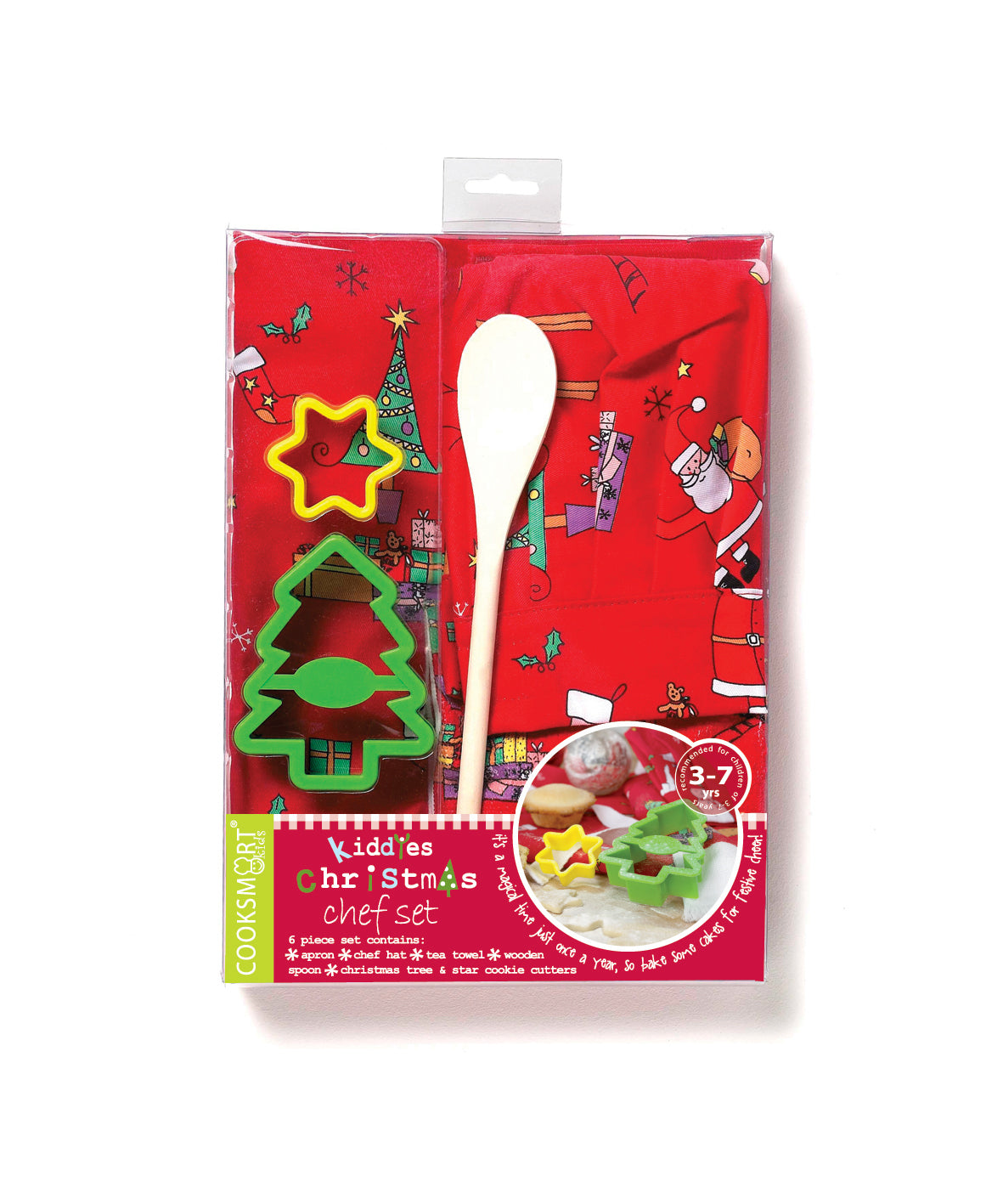 Cooksmart - Kids Christmas 6 Piece Chef Set
