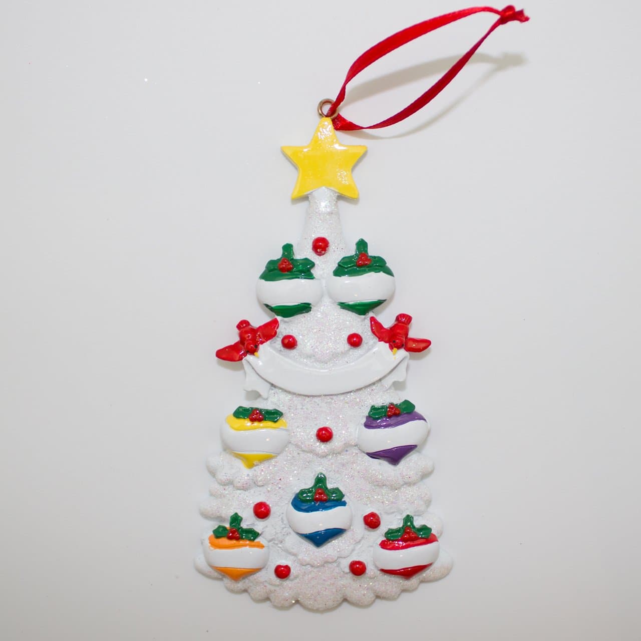 Glitter Christmas Tree - Christmas Ornament (Suitable for Personalization)