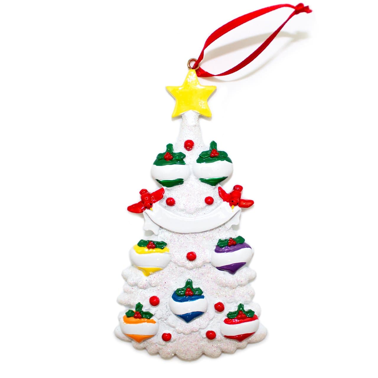 Glitter Christmas Tree - Christmas Ornament (Suitable for Personalization)