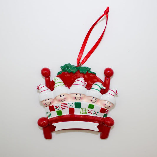 Bed - Christmas Ornament (Suitable for Personalization)