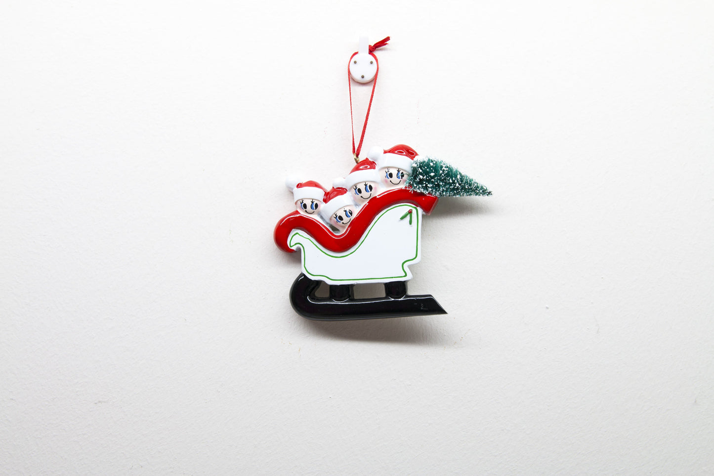 Sleigh - Christmas Ornament (Suitable for Personalization)