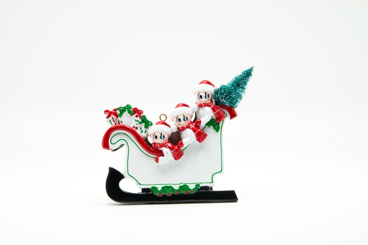 Sleigh Arm - Christmas Ornament (Suitable for Personalization)