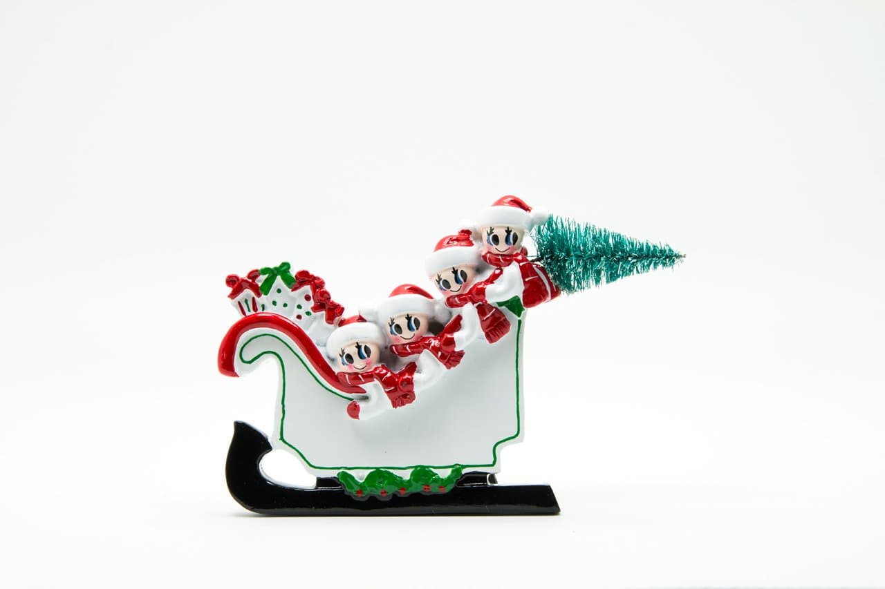Sleigh Arm - Christmas Ornament (Suitable for Personalization)