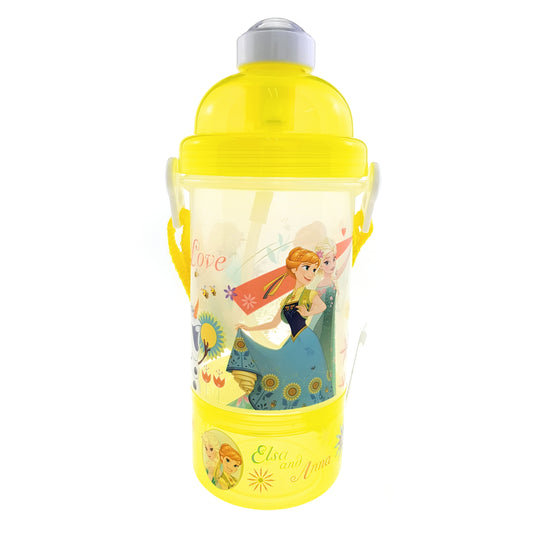 Disney Frozen II - 350ml Push Cap Canteen with Snack Container (BPA Free)