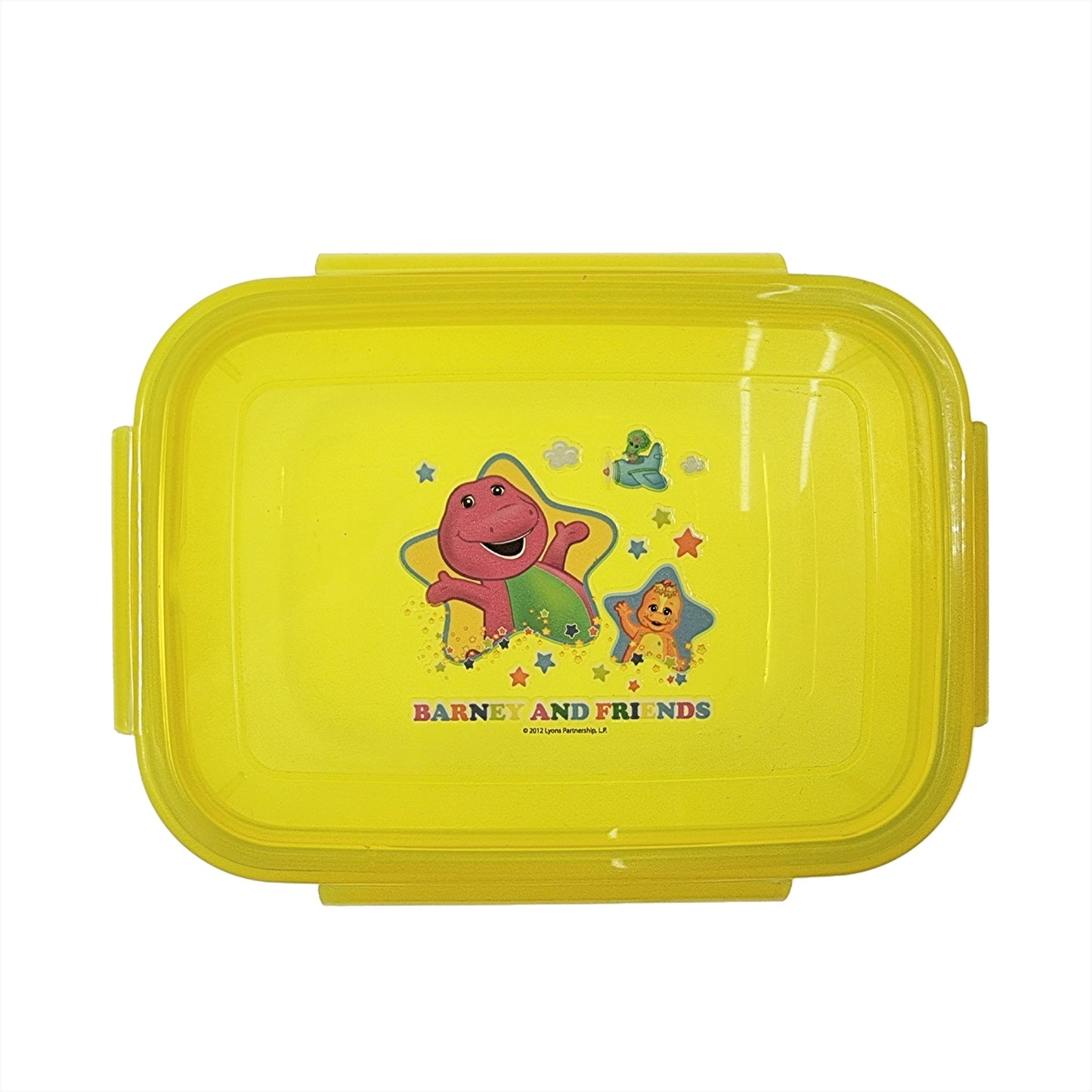 Barney & Friends - Snap-lock Rectangle Lunch Sandwich Box (500ml)
