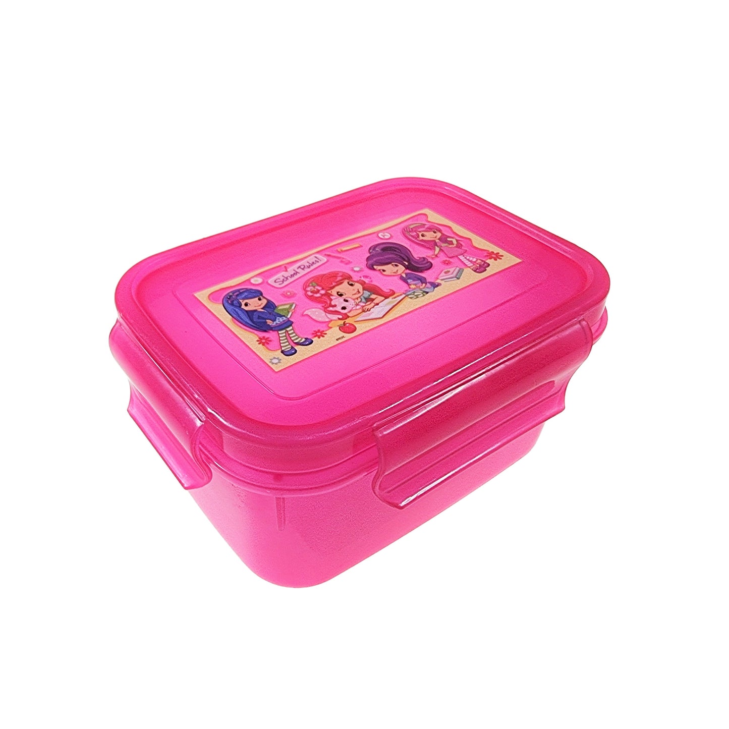 Strawberry Shortcake - Rectangle Snap-lock Lunch Sandwich Box (500ml)